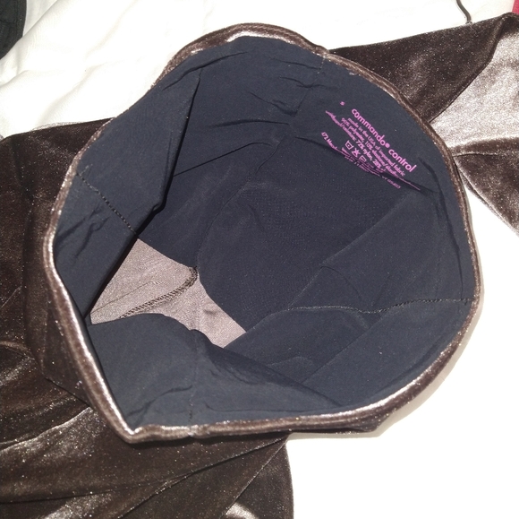 COMMANDO Brown Velvet High Rise Leggings - Picture 9 of 9